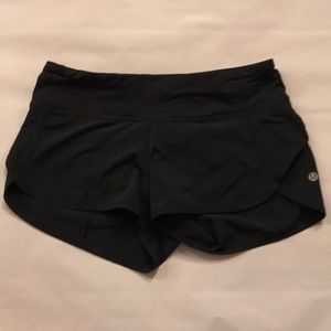 Lululemon. Black shorts. Size 2